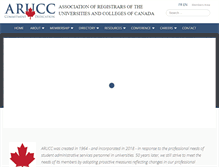 Tablet Screenshot of mail.arucc.ca